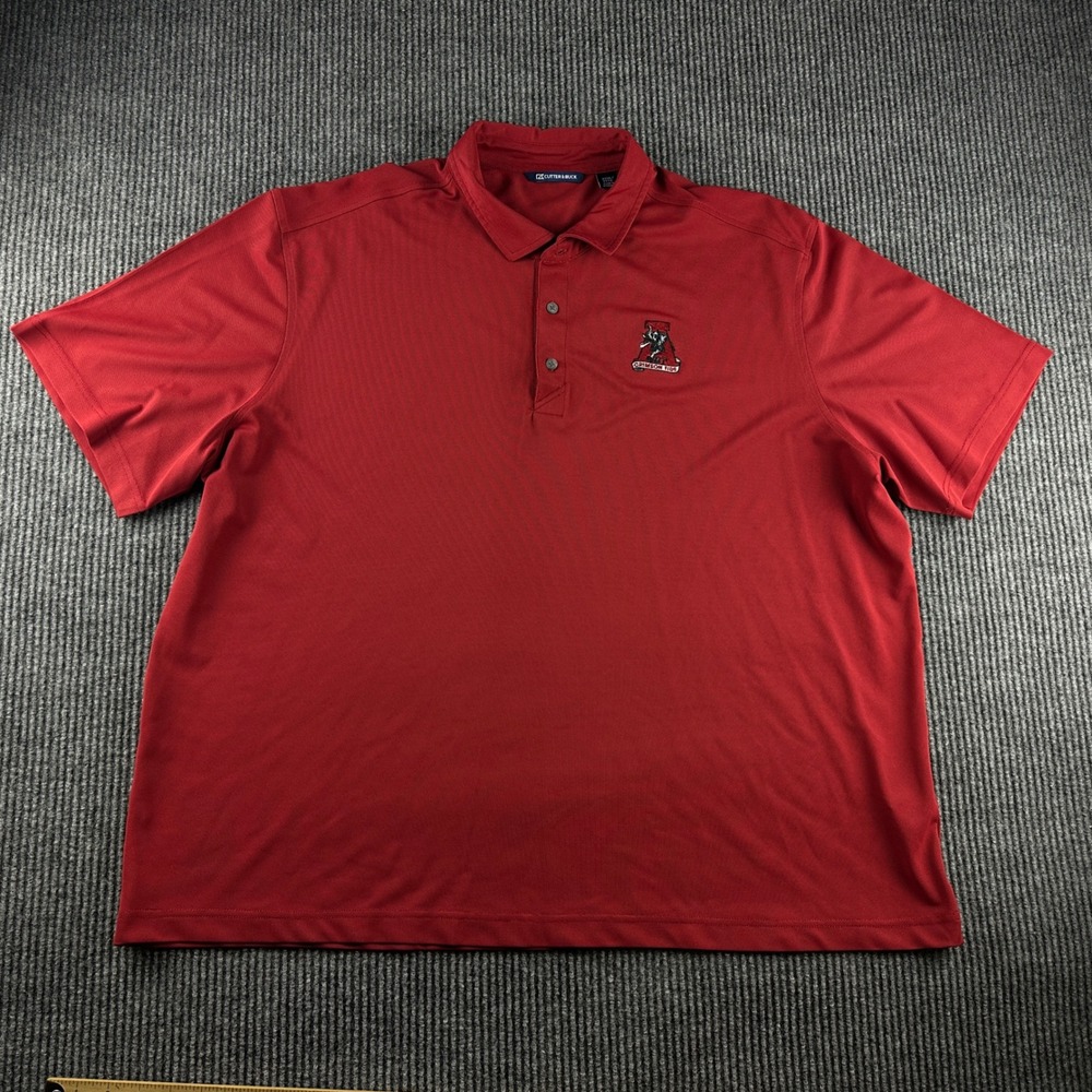 Cutter & Buck Alabama Crimson Tide Mens XXXL Red Performance Polo Shirt 3124